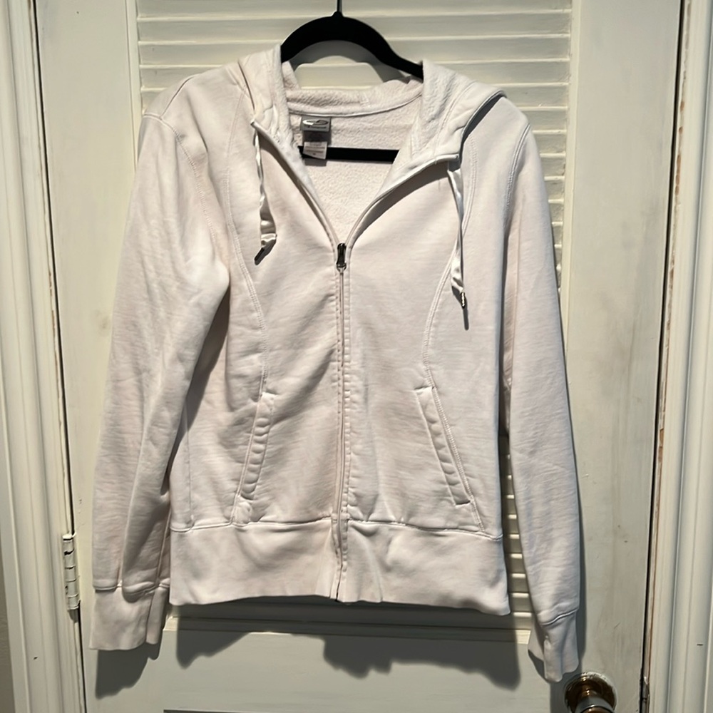 White Champion jacket